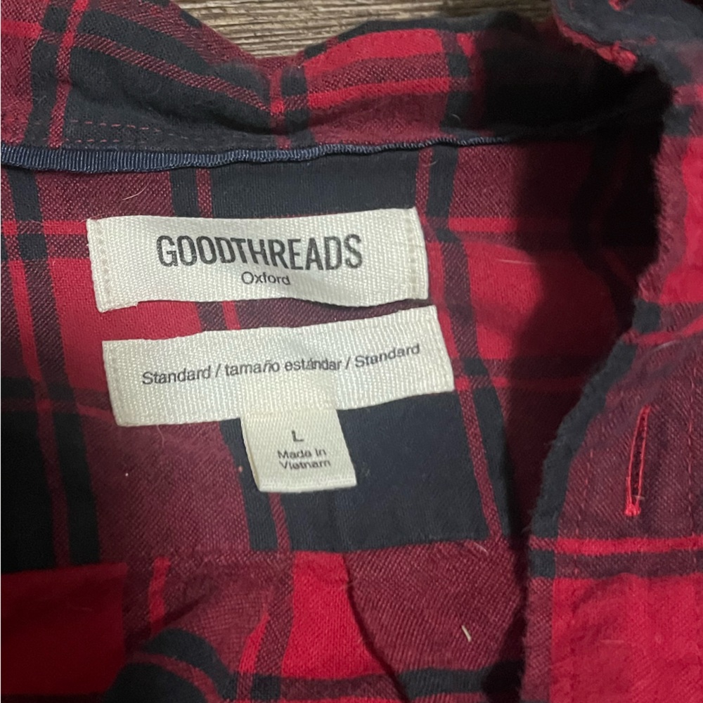 Goodthreads Flannel Size L - Picture 2 of 2